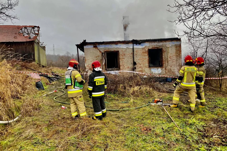 Pożar budynku - w pogorzelisku znaleziono ciało - zdjęcie 5