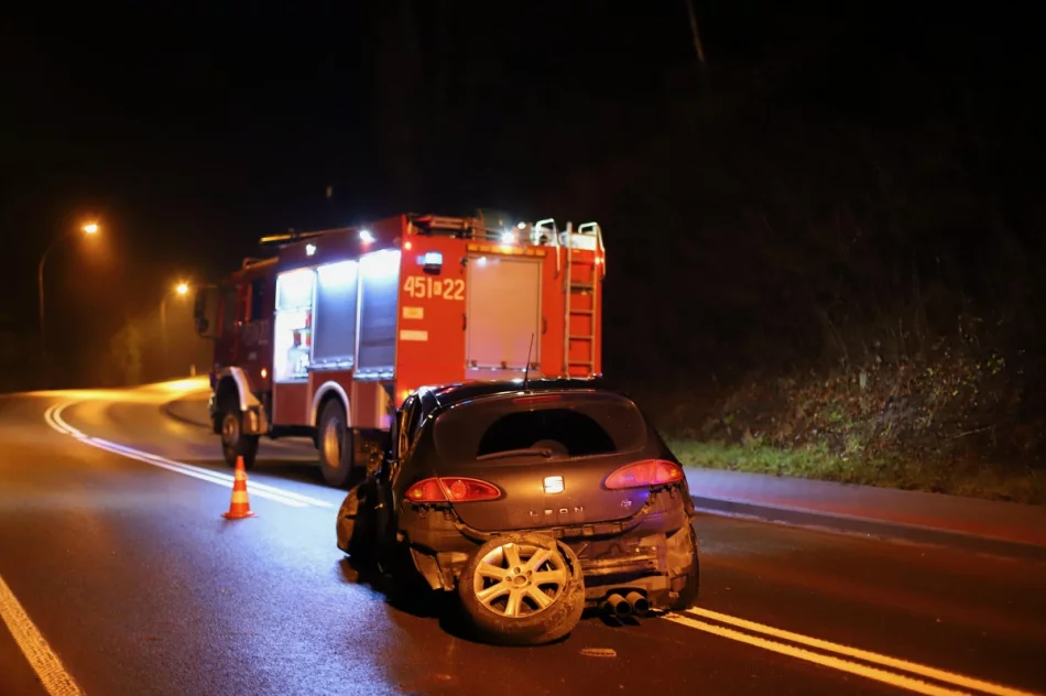 Zderzenie samochodów na ulicy Krakowskiej - zdjęcie 4