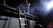 Nowy Sącz, ulica Zamoyskiego- pożar budynku mieszkalnego - zdjęcie 2
