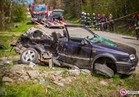Nadmierna prędkość młodego kierowcy przyczyną wypadku? - zdjęcie główne