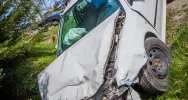 Nadmierna prędkość młodego kierowcy przyczyną wypadku? - zdjęcie 2