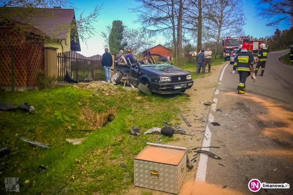 Nadmierna prędkość młodego kierowcy przyczyną wypadku? - zdjęcie 3