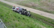 Stary Sącz – samochód osobowy wypadł z drogi - zdjęcie 3