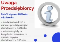 Informacja dla Przedsiębiorców dot. sprzedaży napojów alkoholowych - zdjęcie główne