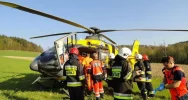 Witowice Dolne - człowiek przygnieciony przez ciągnik - zdjęcie 2