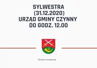 W Sylwestra Urząd Gminy Limanowa czynny do godz. 12.00 - zdjęcie główne