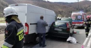Żegiestów – zderzenie dwóch samochodów - zdjęcie 3