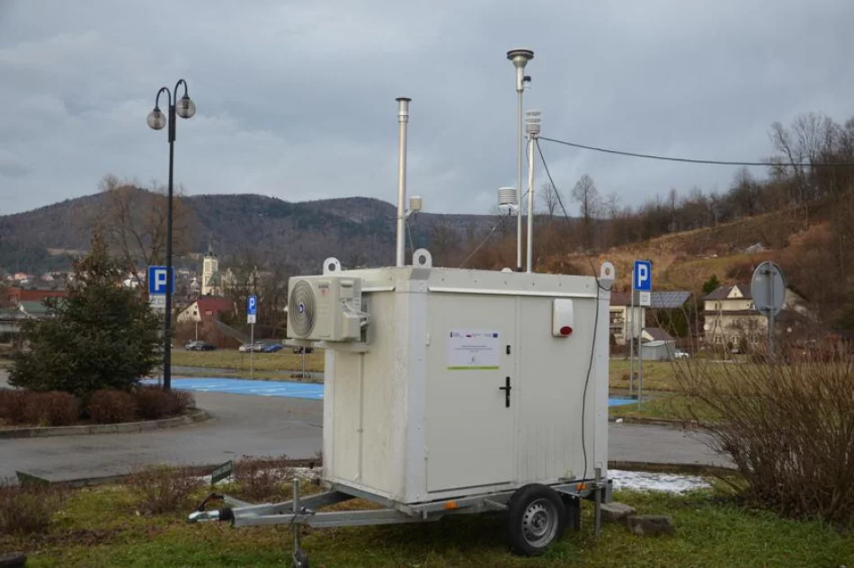 Pierwsza stacja GIOŚ na Limanowszczynie. Pomiary zanieczyszczenia powietrza od stycznia - zdjęcie 3