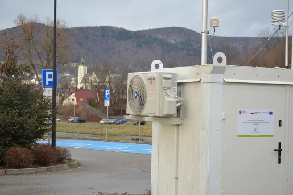 Pierwsza stacja GIOŚ na Limanowszczynie. Pomiary zanieczyszczenia powietrza od stycznia - zdjęcie 4