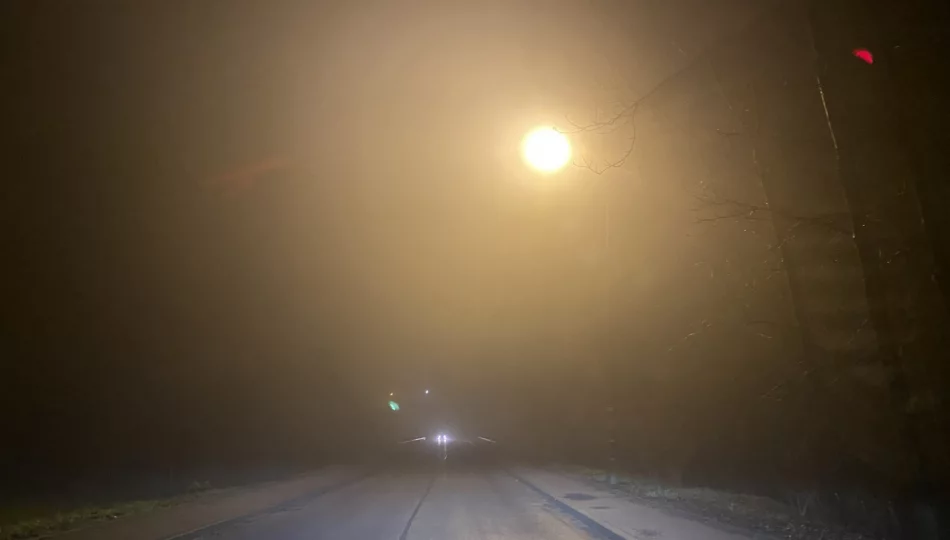 Ostrzeżenie meteorologiczne: gęsta mgła - zdjęcie 1