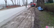 Piesi zostali bez chodnika, a miało być inaczej. Przebudowa skrzyżowań pod koniec czerwca - zdjęcie 3