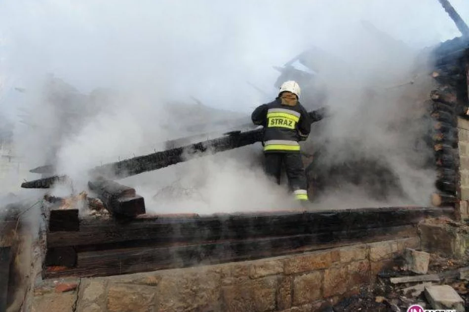 Witowice Dolne - pożar pustostanu - zdjęcie 3