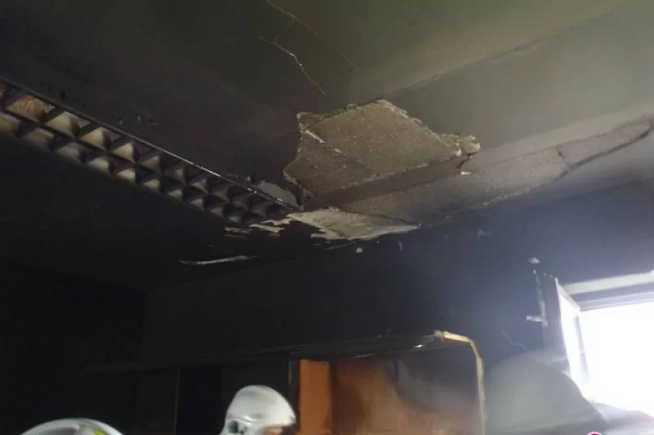 Pożar w urzędzie gminy. Płonęła m.in. dokumentacja - zdjęcie 3