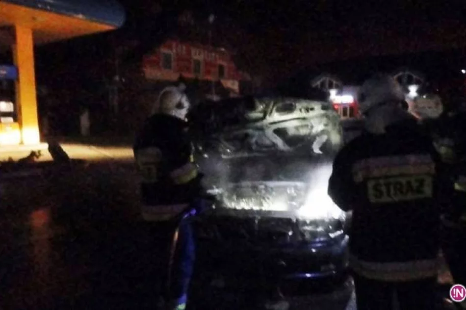 Ptaszkowa – pożar samochodu osobowego - zdjęcie 2