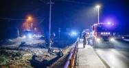Dachował samochód osobowy - zdjęcie 5