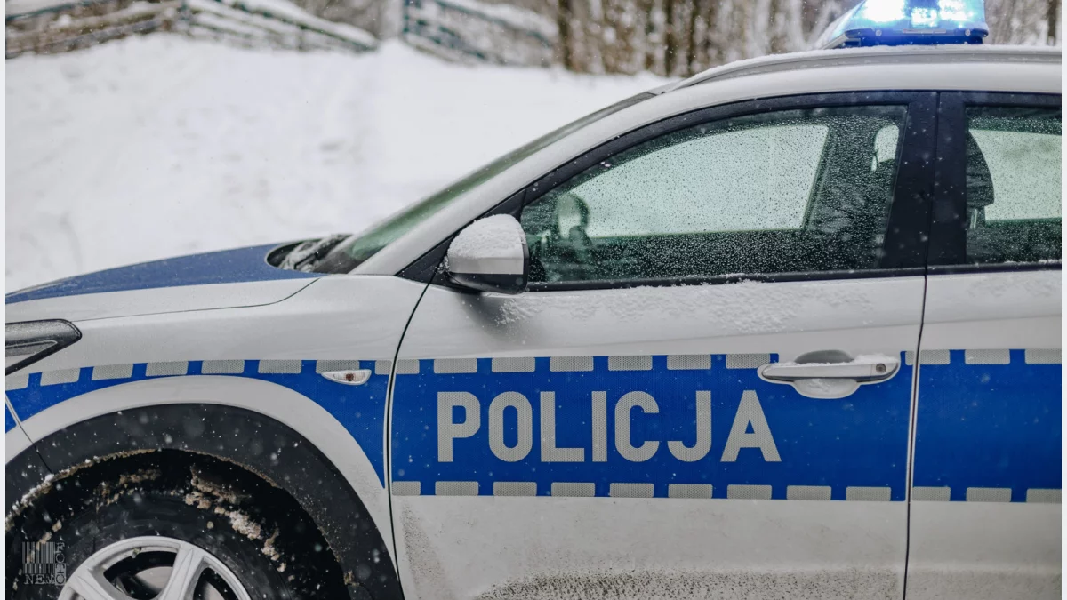 Cofał i uderzył w nadjeźdżający radiowóz