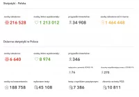 Ponad 6600 nowych zakażeń. "50 tys. zmarłych od marca do listopada to cena, jaką zapłaciliśmy za koronawirusa" - zdjęcie główne