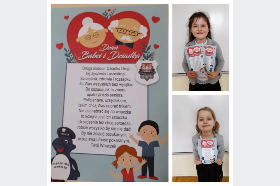 Dzień Babci i Dziadka w Oddz. Przedszkolnym przy Szkole Podstawowej w Mordarce - zdjęcie 3