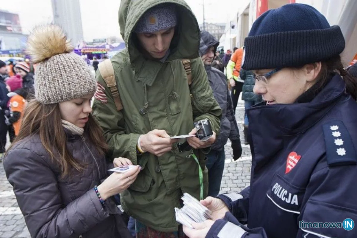 Funkcjonariusze zadbają o bezpieczeństwo wolontariuszy