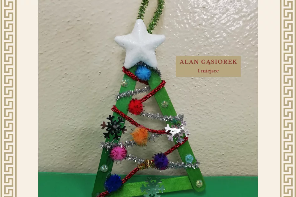 Wyniki I Gminnego Konkursu Plastycznego „Na choince ozdób wiele" - zdjęcie 8