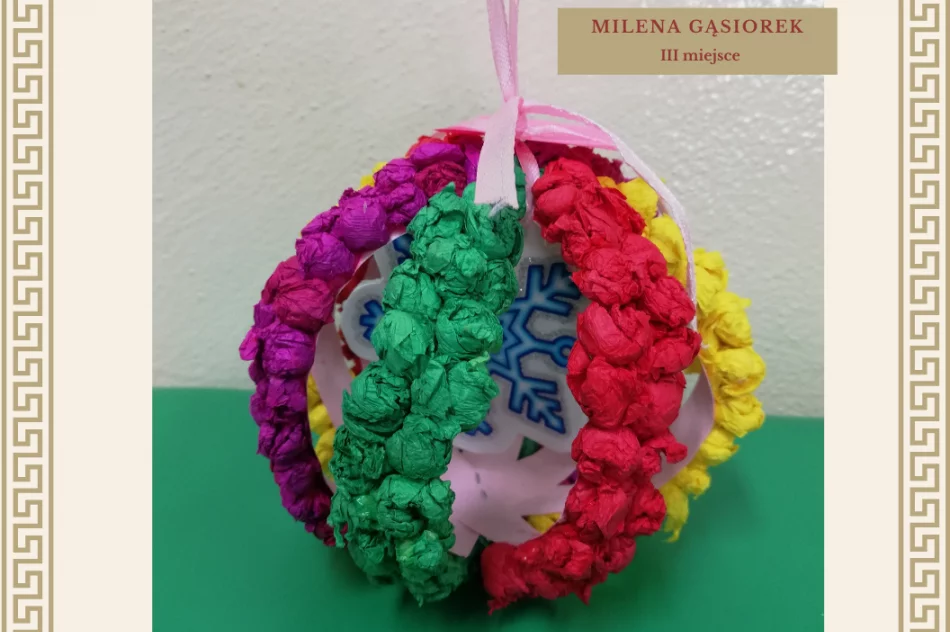 Wyniki I Gminnego Konkursu Plastycznego „Na choince ozdób wiele" - zdjęcie 10