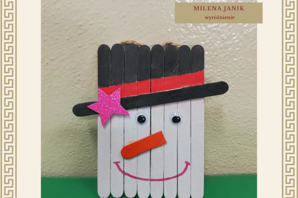 Wyniki I Gminnego Konkursu Plastycznego „Na choince ozdób wiele" - zdjęcie 11