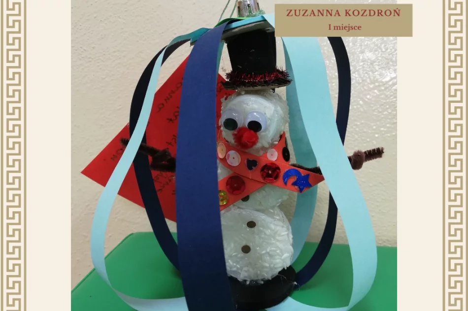 Wyniki I Gminnego Konkursu Plastycznego „Na choince ozdób wiele" - zdjęcie 6