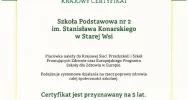 DROGA DO KRAJOWEGO CERTYFIKATU „SZKOŁY PROMUJĄCEJ ZDROWIE” ZAKOŃCZONA SUKCESEM  - zdjęcie 2