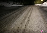 Uwaga kierowcy, na drogach ślisko - zdjęcie główne