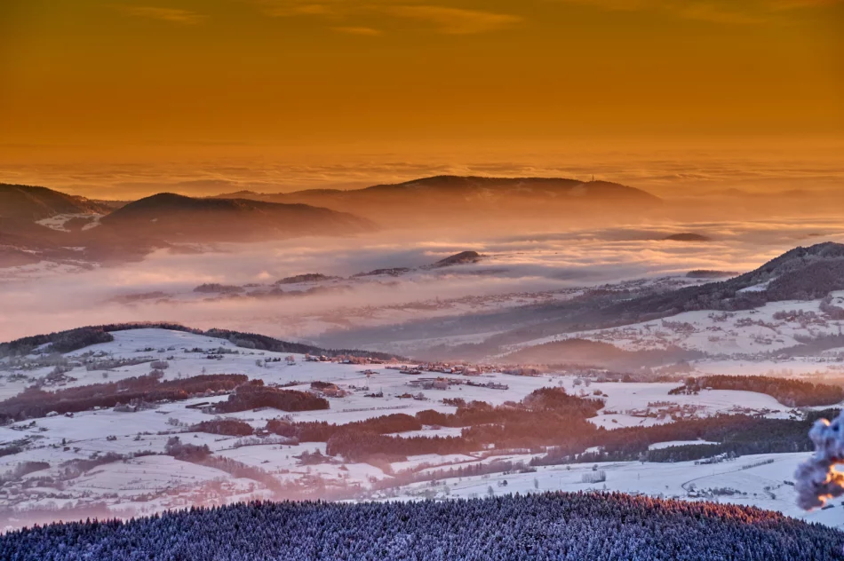 Zjawiskowy poranek w Beskidzie Wyspowym - zdjęcie 19