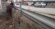 Remont muru oporowego i chodnika przy DK28 - zdjęcie 3