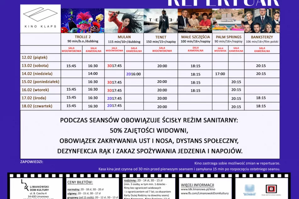 Kino przedstawiło repertuar. W sobotę pierwszy seans w nowej sali widowiskowej. - zdjęcie 2