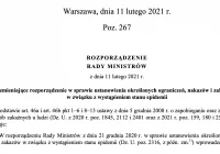 Rozporządzenie Rady Ministrów w sprawie ustanowienia określonych ograniczeń, nakazów i zakazów (pełna treść) - zdjęcie główne