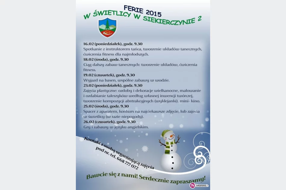 Ferie pełne atrakcji, a co jeszcze ciekawego czeka? - zdjęcie 3