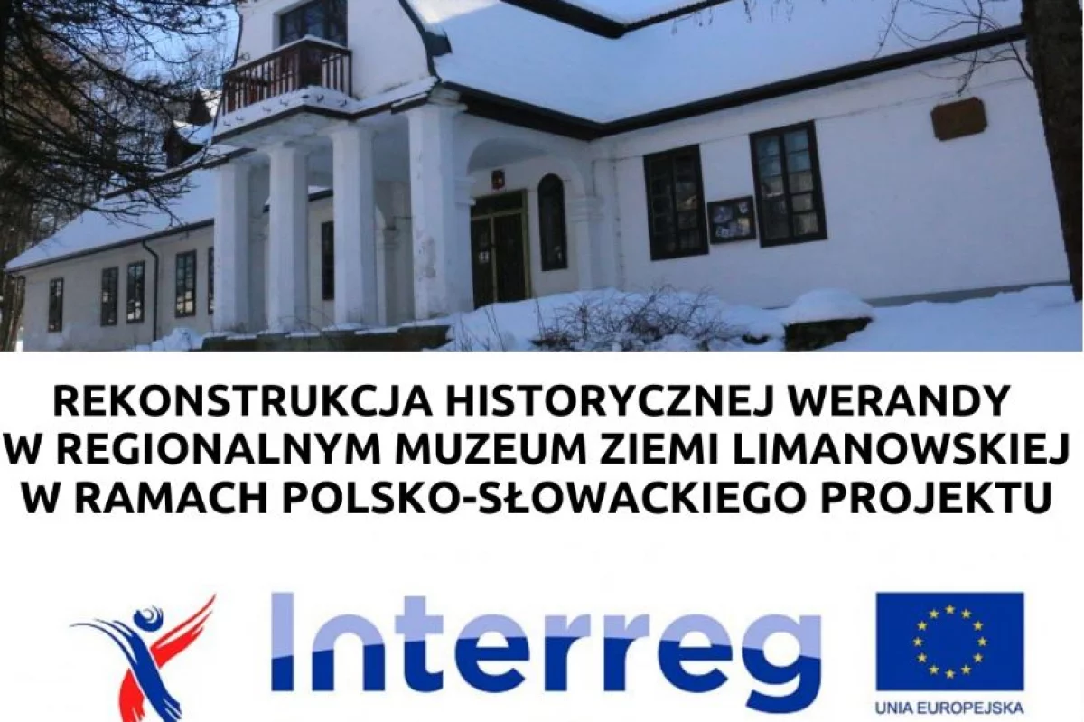 Rekonstrukcja historycznej werandy w Muzeum w ramach polsko-słowackiego projektu