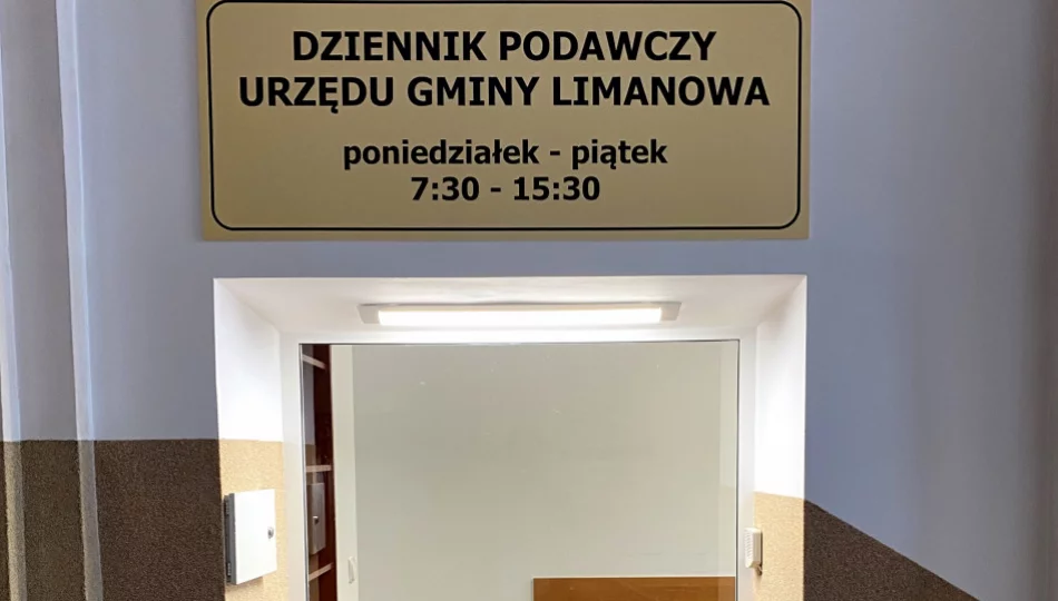 Dziennik Podawczy na parterze Urzędu Gminy - zdjęcie 1