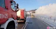 Pożar autobusu i utrudnienia na 'krajówce' - zdjęcie 2