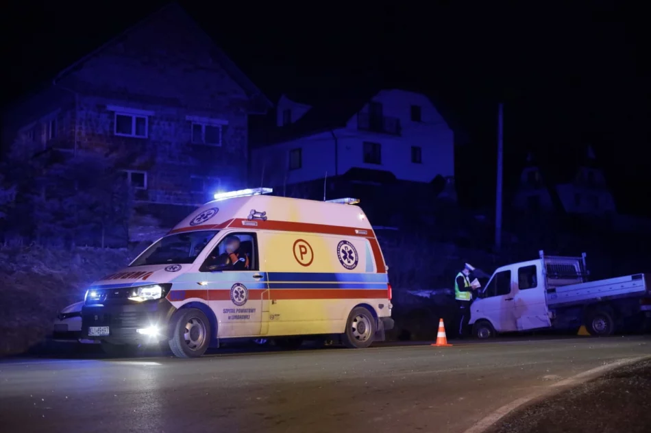 Zderzenie osobówki z samochodem dostawczym - zdjęcie 4