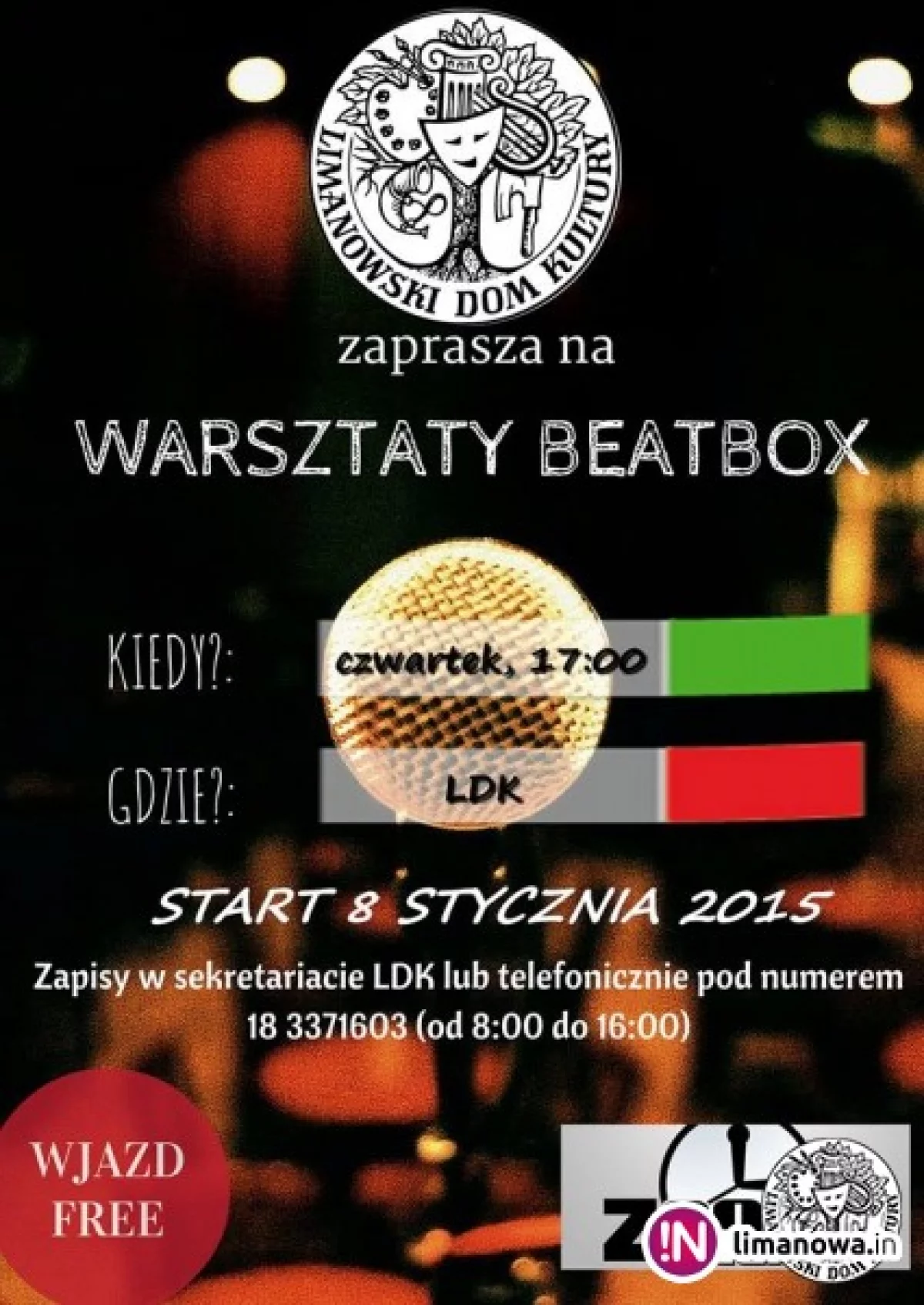 Nowe warsztaty w LDK - beatbox dla młodzieży