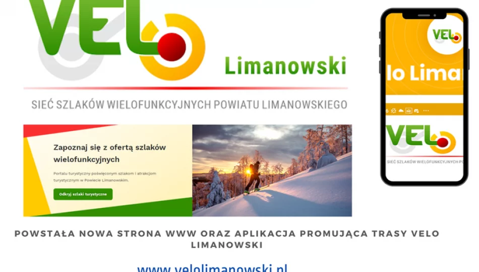 Strona internetowa oraz aplikacja promująca trasę VELO Limanowski  - zdjęcie 1