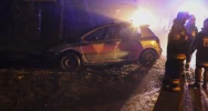 Peugeot wywrócił się na dach - zdjęcie 2