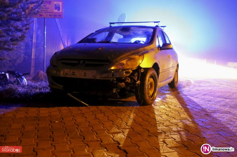 Peugeot wywrócił się na dach - zdjęcie 3