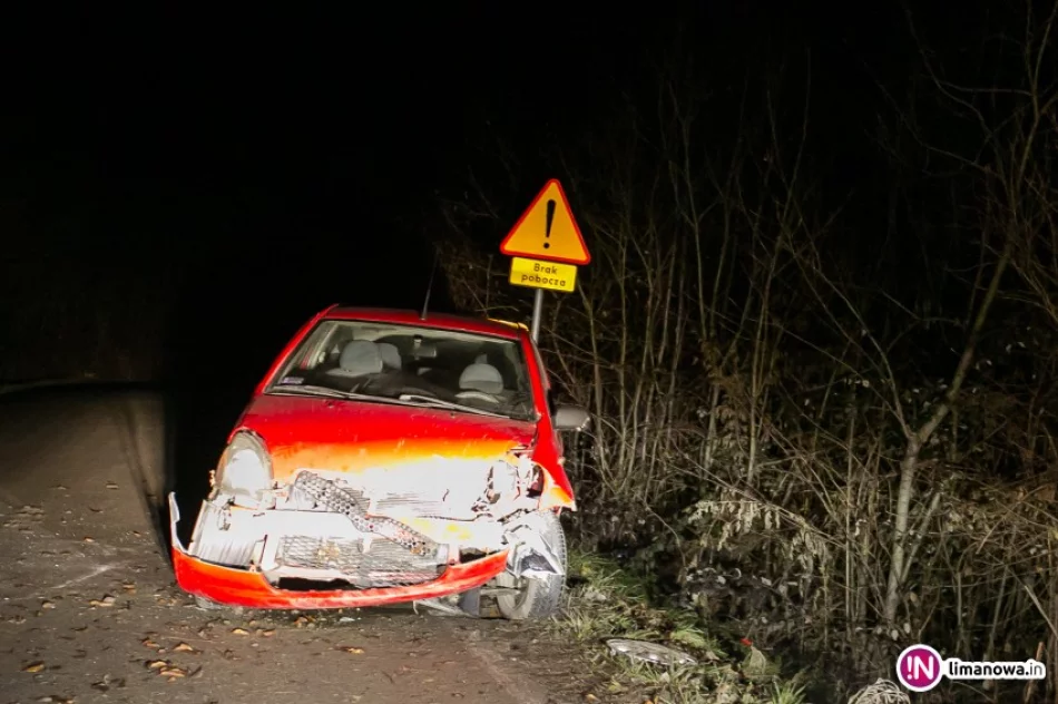 Toyota wypadła z drogi - zdjęcie 2