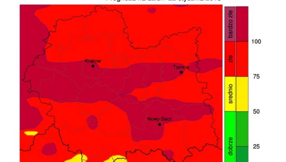 I stopień zanieczyszczenia powietrza: jakość powietrza nawet bardzo zła - zdjęcie 1