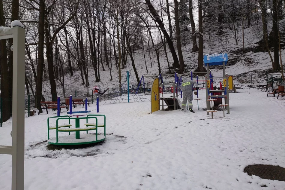 Druhowie dezynfekują miejsca publiczne - zdjęcie 4