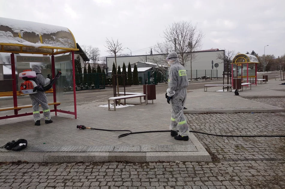 Druhowie dezynfekują miejsca publiczne - zdjęcie 8