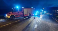 Samochód wypadł z drogi i dachował - zdjęcie 2