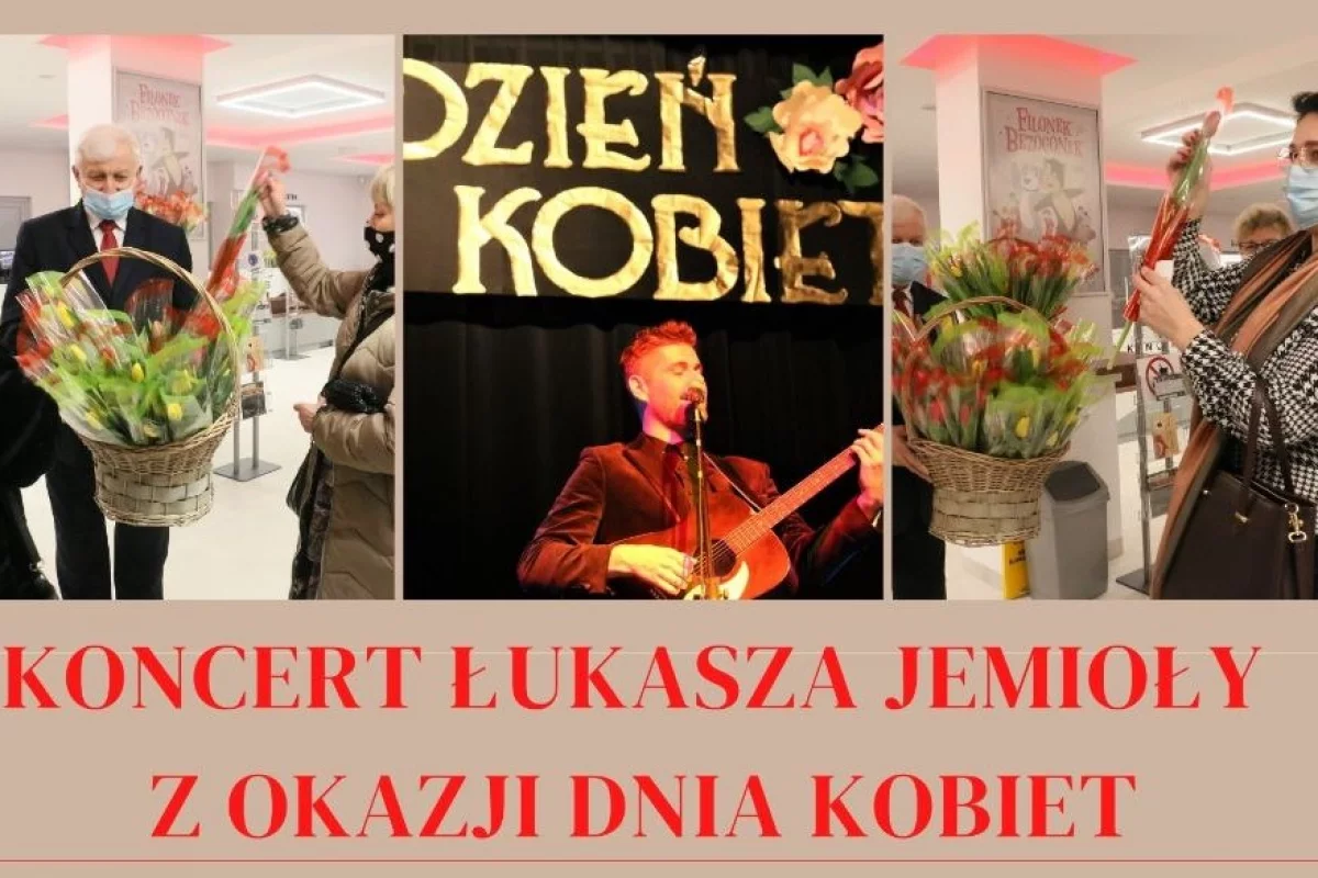 Koncert Łukasza Jemioły z okazji Dnia Kobiet