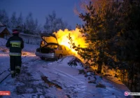 Kolejny pożar samochodu - zdjęcie główne
