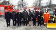 Oficjalne przekazanie i poświęcenie nowych pojazdów OSP w Łososinie Górnej - zdjęcie 3